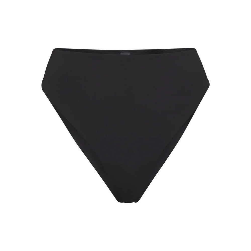 SKIMS Signature Swim Mid Waist Bottom ONYX Style#:SW-MWB-0748(BIN85)